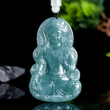 Natural Jade Pendant Tara Guanyin Jadeite Pendant