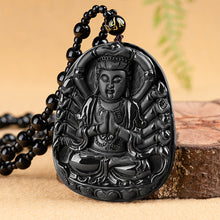 Natural Jade Pendant Thousand-armed Guanyin Jadeite Pendant