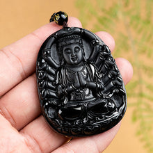 Natural Jade Pendant Thousand-armed Guanyin Jadeite Pendant