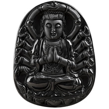 Natural Jade Pendant Thousand-armed Guanyin Jadeite Pendant