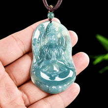 Natural Jade Pendant ThousandArmed Guanyin Jadeite Pendant