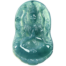Natural Jade Pendant ThousandArmed Guanyin Jadeite Pendant