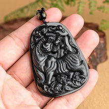 Natural Jade Pendant Tiger Jadeite Pendant