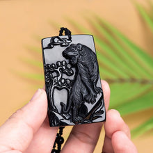 Natural Jade Pendant Tiger Jadeite Pendant