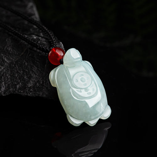 Natural Jade Pendant Turtle Jadeite Pendant