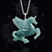 Natural Jade Pendant Unicorn Jadeite Pendant