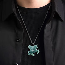 Natural Jade Pendant Unicorn Jadeite Pendant