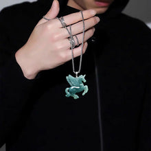 Natural Jade Pendant Unicorn Jadeite Pendant