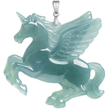 Natural Jade Pendant Unicorn Jadeite Pendant