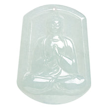Natural Jade Pendant Vairocana Buddha Jadeite Pendant