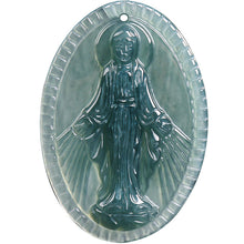 Natural Jade Pendant Virgin Mary Jadeite Pendant