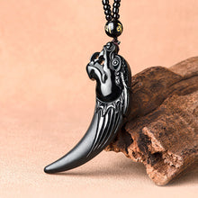 Natural Jade Pendant Wolf's Tooth Jadeite Pendant