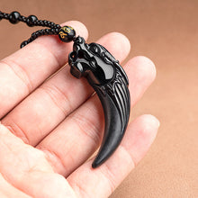 Natural Jade Pendant Wolf's Tooth Jadeite Pendant