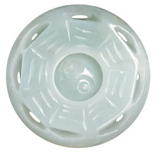 Natural Jade Pendant Yin and Yang Tai Chi Bagua Jadeite Pendant