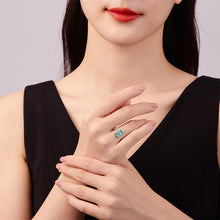 Natural Jade Ring Adjustable Silver Hulu Jadeite Ring