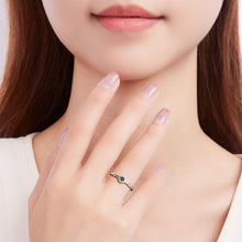 Natural Jade Ring Adjustable Silver Jadeite Ring