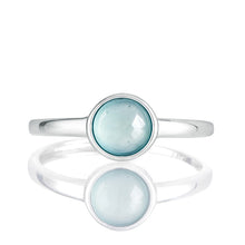 Natural Jade Ring Adjustable Silver Jadeite Ring