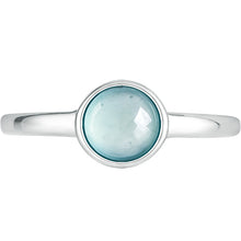 Natural Jade Ring Adjustable Silver Jadeite Ring