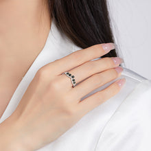 Natural Jade Ring Adjustable Silver Jadeite Ring