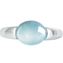 Natural Jade Ring Adjustable Silver Jadeite Ring