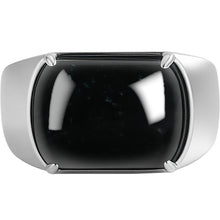 Natural Jade Ring Adjustable Silver Jadeite Ring