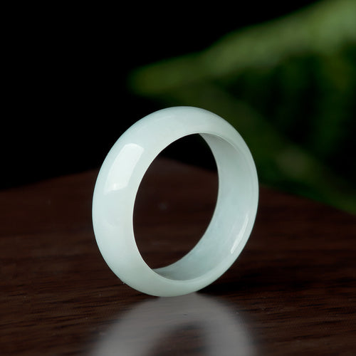 Natural Jade Ring Jadeite Band Ring