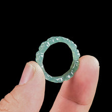 Natural Jade Ring Jadeite Band Ring
