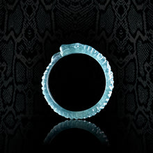 Natural Jade Ring Snake Jadeite Band Ring