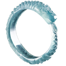 Natural Jade Ring Snake Jadeite Band Ring