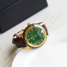 Natural Jade Watch Nephrite Wrist Watch TUGS331