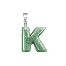 Natural Jade Pendant Letter Jadeite Pendant