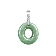 Natural Jade Pendant Letter Jadeite Pendant
