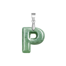 Natural Jade Pendant Letter Jadeite Pendant