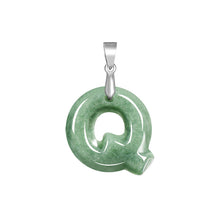Natural Jade Pendant Letter Jadeite Pendant