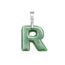 Natural Jade Pendant Letter Jadeite Pendant