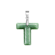 Natural Jade Pendant Letter Jadeite Pendant