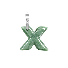 Natural Jade Pendant Letter Jadeite Pendant