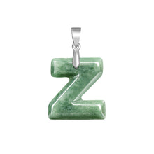 Natural Jade Pendant Letter Jadeite Pendant