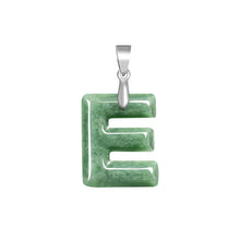 Natural Jade Pendant Letter Jadeite Pendant