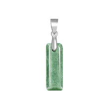 Natural Jade Pendant Letter Jadeite Pendant