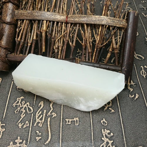 Natural jade rough Chinese Kunlun nephrite jade raw