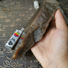 Natural Kunlun Jade Rough Nephrite Raw (714g, 14X8X3cm)