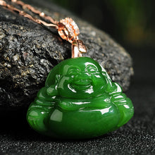 Natural Jade Pendant Nephrite Buddha Pendant