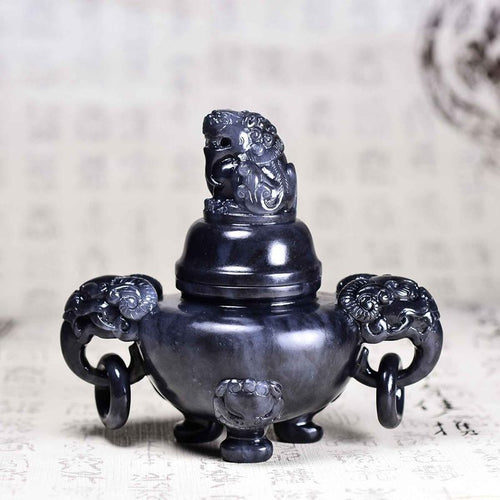 Natural jade carving nephrite collectibles Chinese Kunlun jade