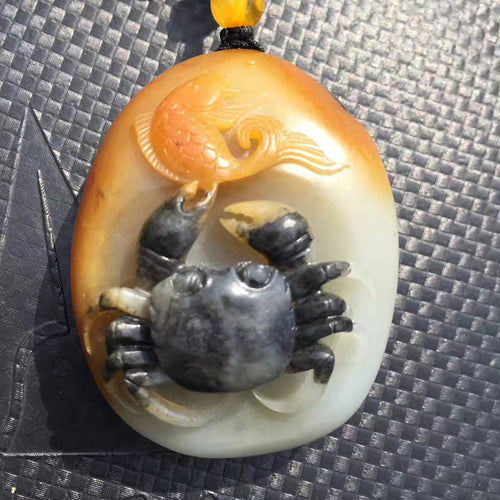 Natural jade carving Chinese Hetian nephrite collectibles