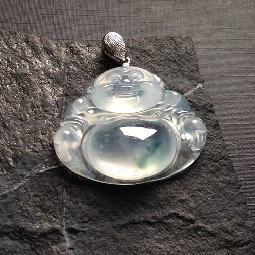 Natural Jade Pendant Jadeite Buddha Pendant