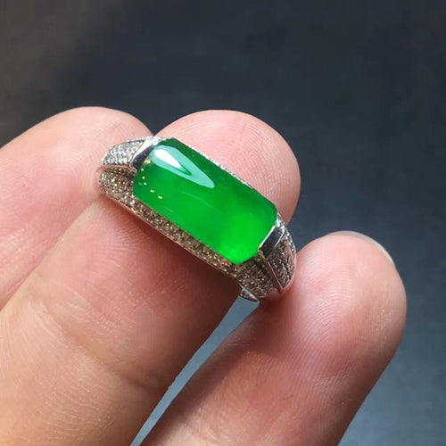 Natural Jade Ring Jadeite Ring