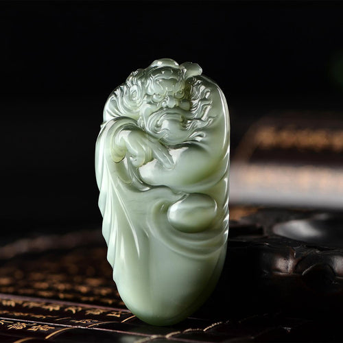 Natural jade carving nephrite collectibles Russia Siberian jade