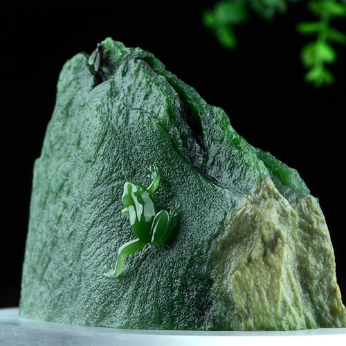 Natural jade carving nephrite collectibles Chinese Kunlun jade