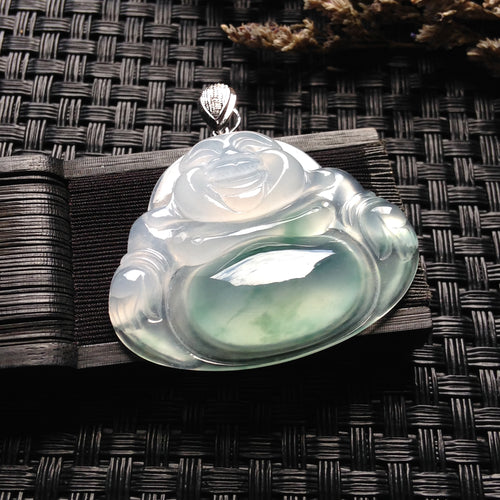 Natural Jade Pendant Jadeite Buddha Pendant